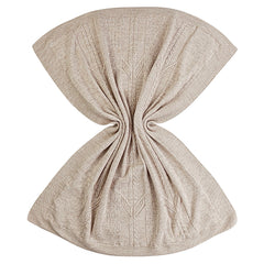 Couverture TRIKO laine naturelle 90x100 cm intérieur coton 0m+ - Beige