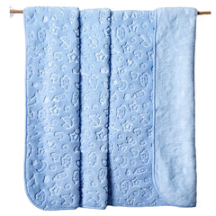 Coffret couverture super chaude multi formes 100x120 cm - Bleu