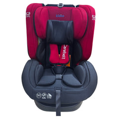 Siège auto Kidilo RED BLACK isofix rotatif 360 groupe 1 2 3 0-36 KG