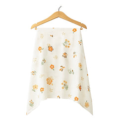 Draps lange fleuries 75x75 cm