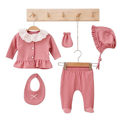 Pack naissance classe absolue girly 5 pcs coton