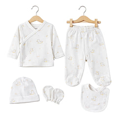 Pack naissance petits canards unisexe 5 pcs coton