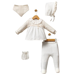 Pack naissance authentic classy girl 5 pcs coton