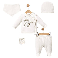 Pack naissance Hobby 5 pcs coton