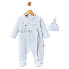 Grenouillère love my Daddy 1 bonnet coton