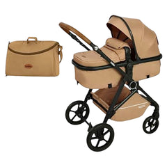 Black-Poussette réversible KIDILO + sac a langer