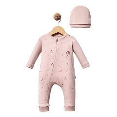 Grenouillère Ballons 1 bonnet coton bio