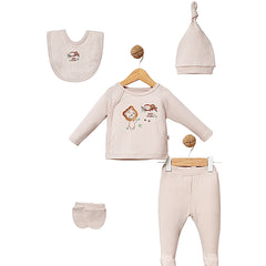 Pack naissance Baby Jungle 5 pcs coton bio