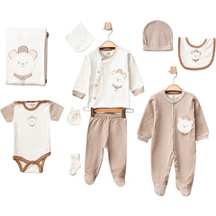 Coffret naissance Hello Bear 10 pcs coton