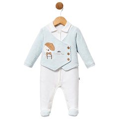 Grenouillère Gentlemen Bear coton