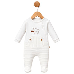 Grenouillère nounours pocket coton