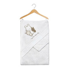 Cape de bain my dear family unisexe 1 gant 80x90 cm