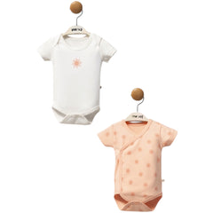Pack de 2 bodies Sunny demi manches coton