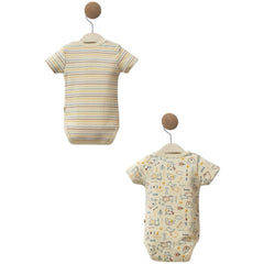 Pack de 2 bodies DOG demi manches coton