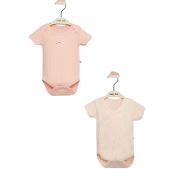 Pack de 2 bodies Leaf girls demi manches coton