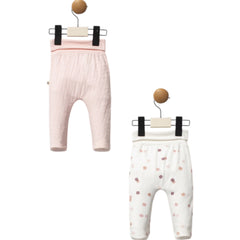 Pack de 2 pantalons duo Apple coton