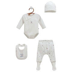 Pack 4 pcs star Mummy Daddy unisexe coton