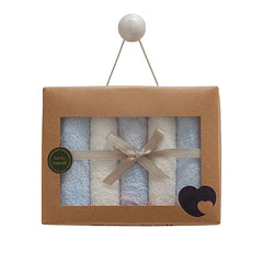 Pack 5 serviettes ultra absorbantes coton 20x20 cm