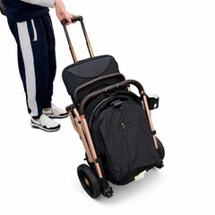 Kidilo - Poussette Black réversible Z8