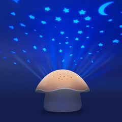 Pabobo - Projecteur champignon Musical d’étoiles Rose 0m+