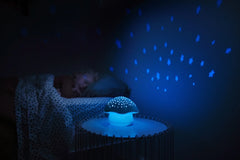 Pabobo - Projecteur champignon Musical d’étoiles Rose 0m+