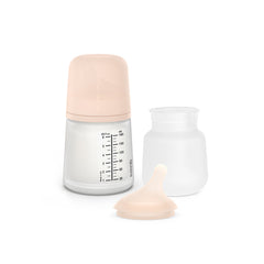 Set ZeroZero avec biberon anti-colique 180 ml, tétine et poche silicone de rechange 0m+ - Suavines