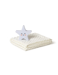 Interbaby - Coffret set couverture 80x110 cm en bulles + lampe beige