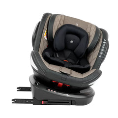 Kikkaboo - Siège auto 0-1-2-3 (0-36 kg) Stark ISOFIX Beige Rotatif 360 °
