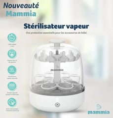 Stérilisateur à vapeur naturelle 6 bibs - Mammia