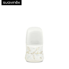 Suavinex - Biberon Premium Gold edition 0m+ silicone - beige ekru