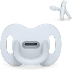 Suavinex - Sucette Silicone avec Tétine Symétrique SX Pro, Réversible 0-6 mois Ballad Blue