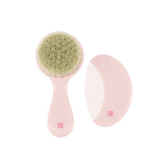 Kikkaboo Peigne et brosse à poils naturels Savanna Rose