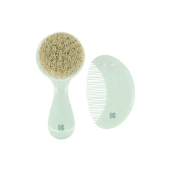 Kikkaboo Peigne et brosse à poils naturels Savanna Mint