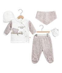 Pack naissance my best friend tortue velours 5 pcs