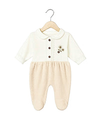 Grenouillère jolies fleurs duo classy girl velours