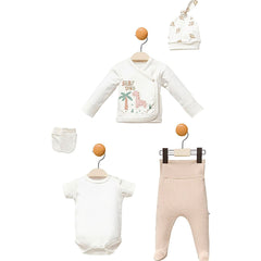 Pack naissance Baby Dino 5 pcs coton