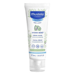 Mustela Crème Visage Hydra Bébé à l'avocat BIO - 40 Ml