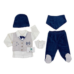 Pack naissance BBLN classy boy 5 pcs velours