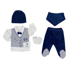 Pack naissance BBLN classy boy 5 pcs velours