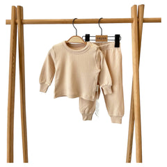 Tenue unie légère Vauva 2 pcs beige