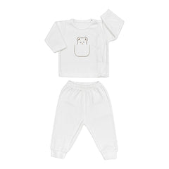 Pyjama nounours on the pocket velours 2 pcs