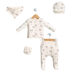 Pack naissance Panda 5 pcs coton unisexe