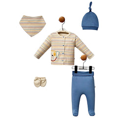 Coffret naissance little dog 5 pcs coton