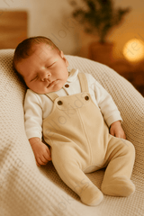 Grenouillère salopette classy boy velours