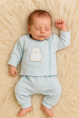 Pyjama nounours on the pocket velours 2 pcs