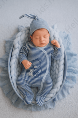 Grenouillère nounours Family velours