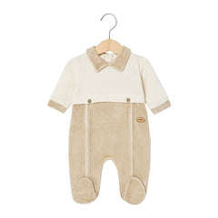 Grenouillère stylish baby boy velours