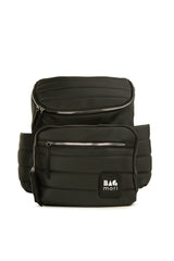 BagMori - Sac à dos satin garni fumé full Black