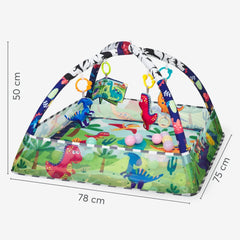 Tapis d’éveil avec 18 balles Dino Forest Kikkaboo 0m+