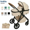 Black-Poussette réversible KIDILO + sac a langer